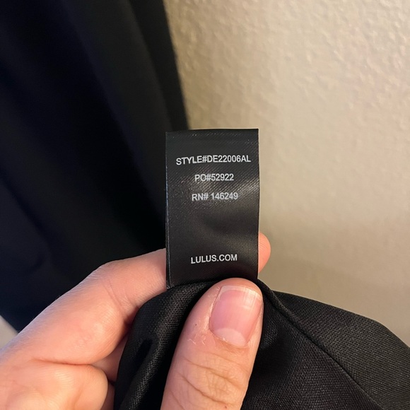 Lulu's Black Maxi Dress - Picture 5 of 8